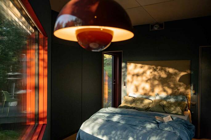 Sunset in the bedroom