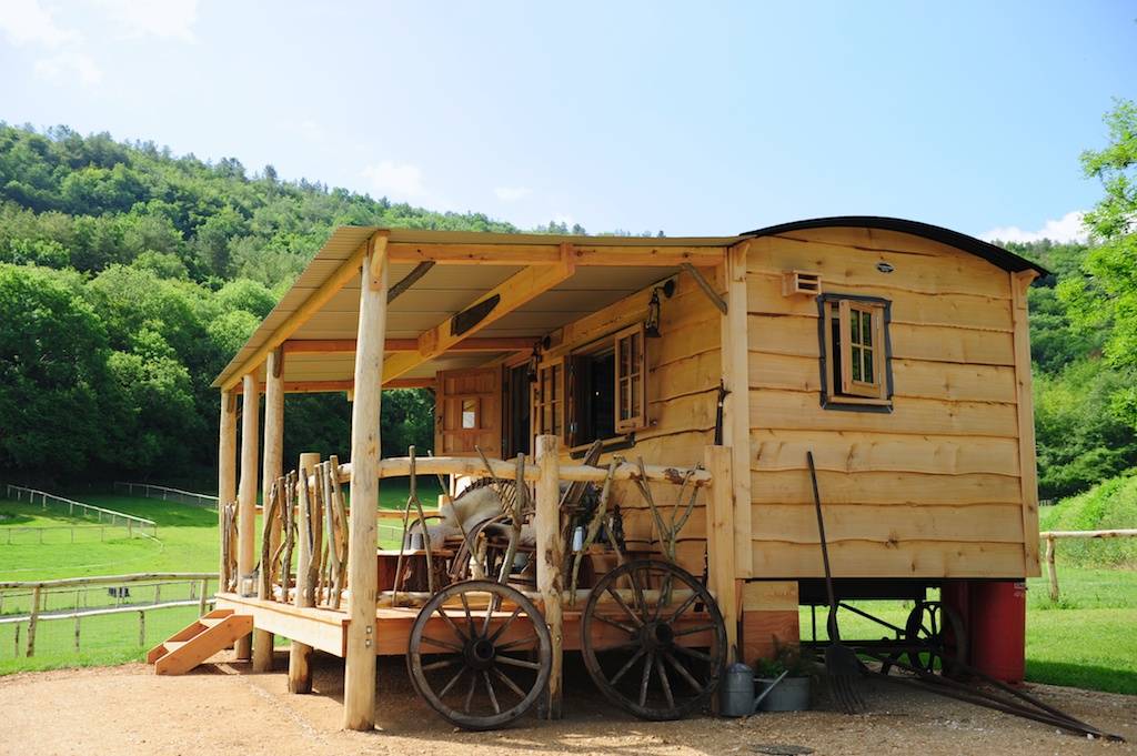 Trappers Cabin in Dorset Canopy & Stars