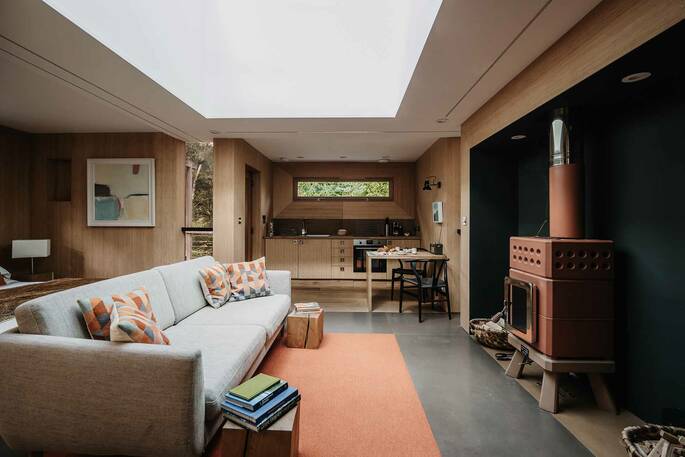 8 - living area and kitchen