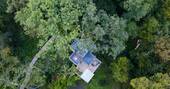 17 - Pinwheel Treehouse from above