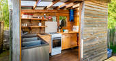 Brickles Camp kitchen, Stock Gaylard, Sturminster Newton, Dorset