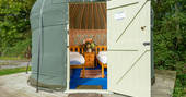 Brickles Camp twin single beds yurt, Stock Gaylard, Sturminster Newton, Dorset