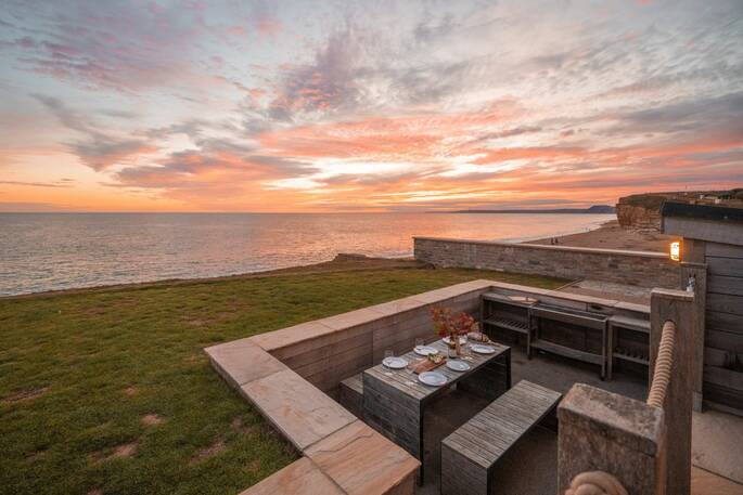 Outdoor dining table