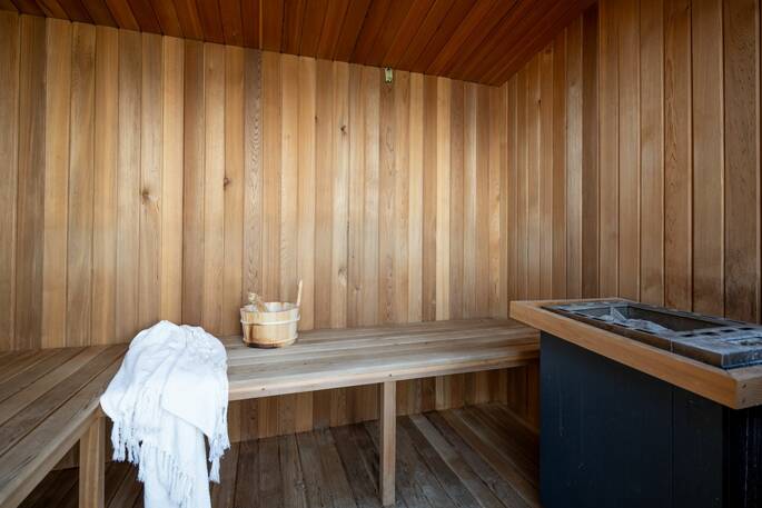 Sauna interior
