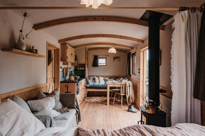 Open plan interior
