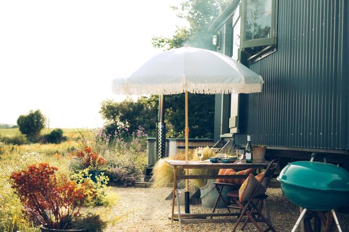 Outdoor seating area