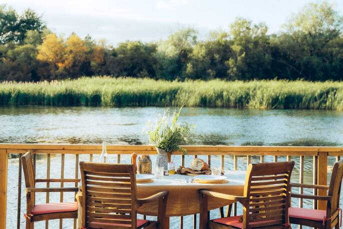 3 - Outdoor dining with a view