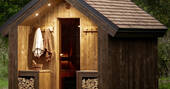 Sauna at Little Long Cabin
