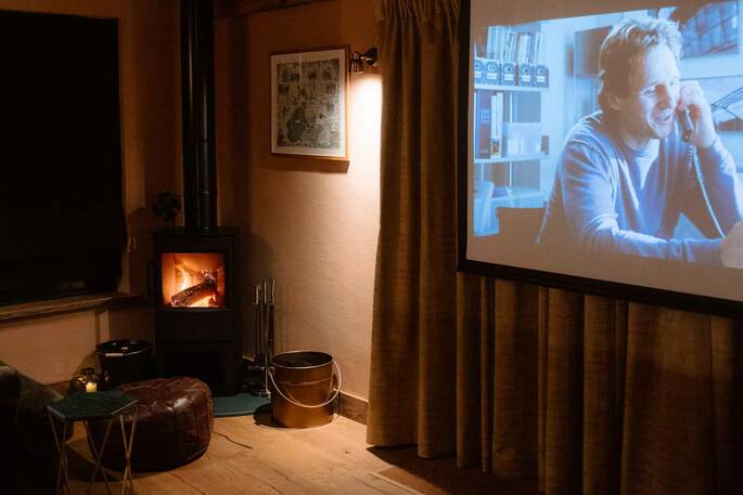 Movie projector and streaming services