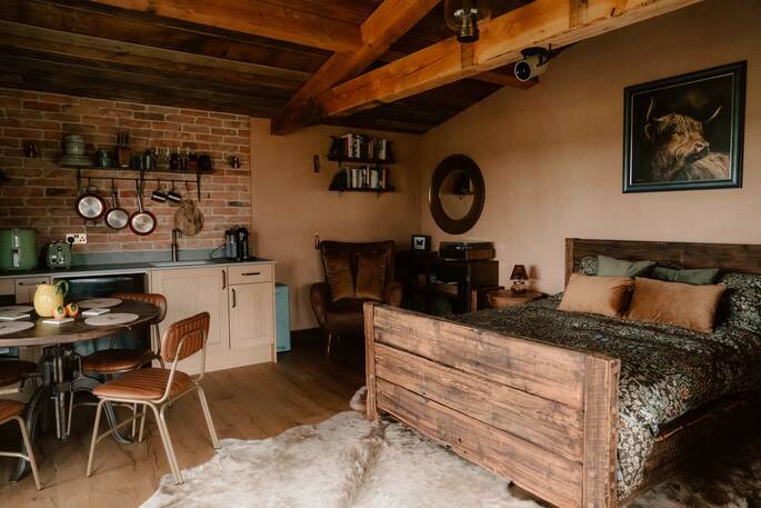 Open plan layout inside