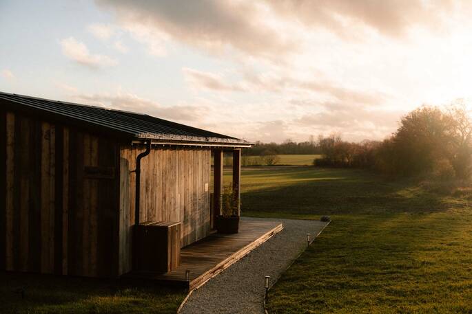 Path leading to the cabin