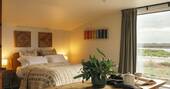 Open plan bedroom