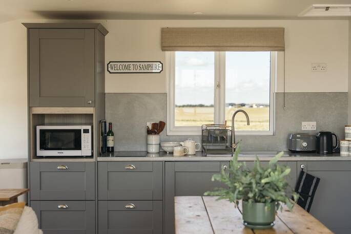 Well equipped kitchen