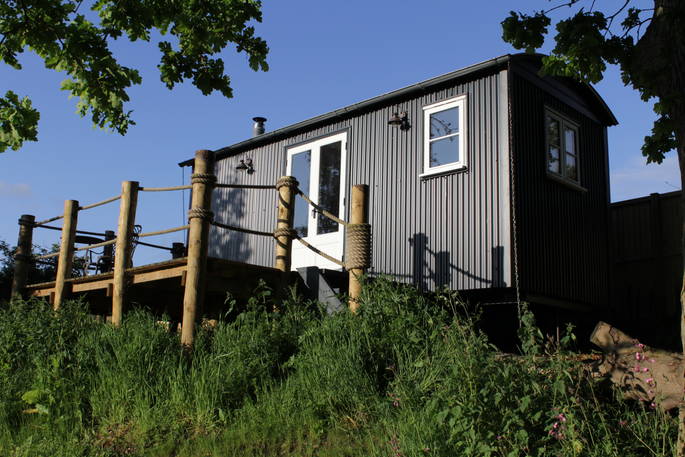 Exterior of Teal at The Shepherd's Hide in Essex