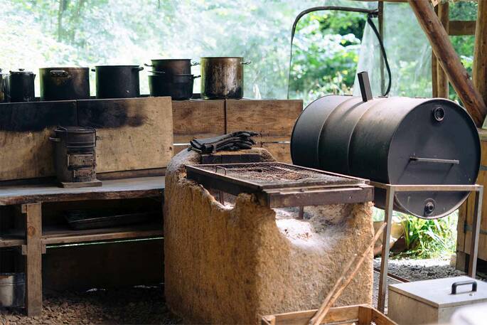 Kitchen BBQ and grill