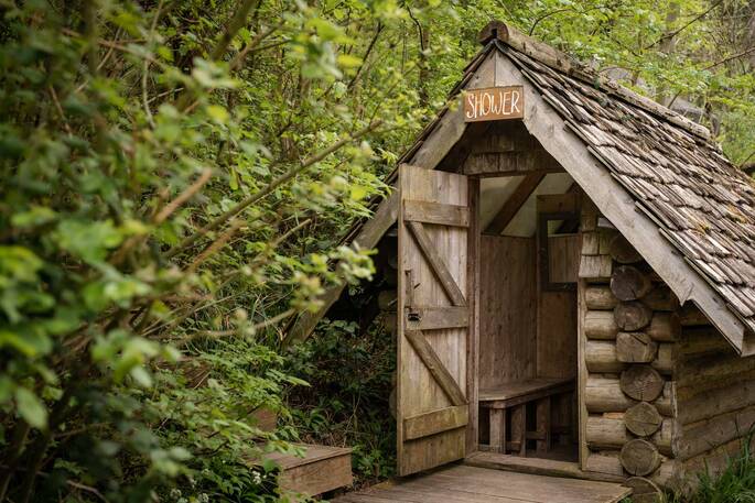 One of the shower blocks