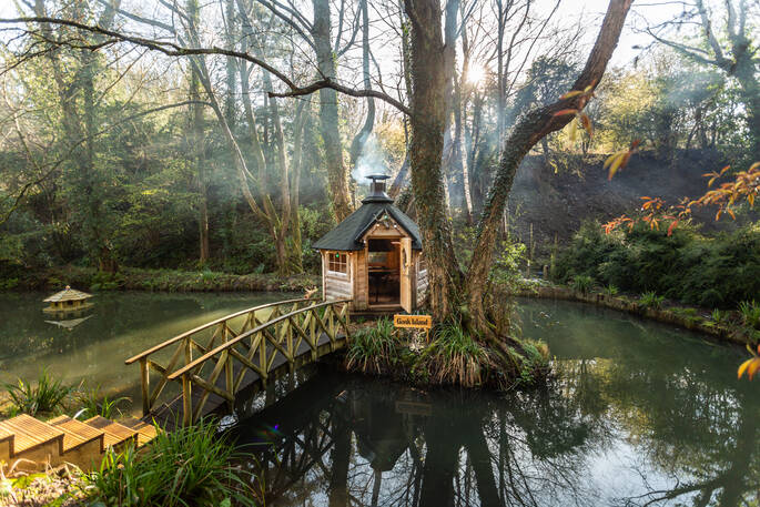 Island BBQ hut 