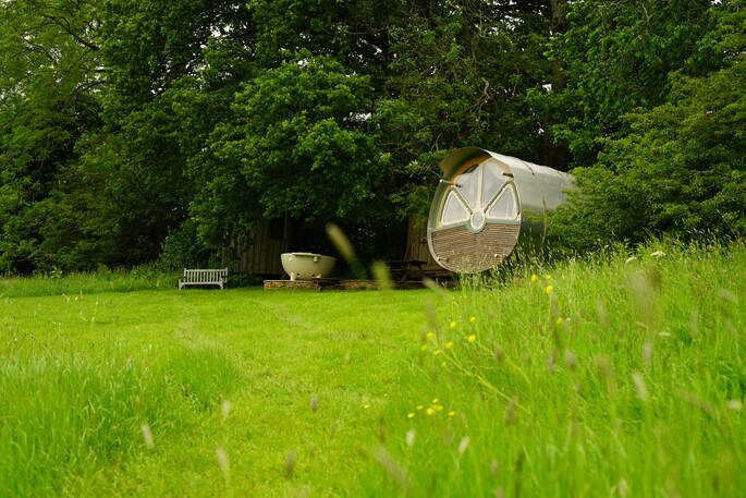 fuselage in the distance