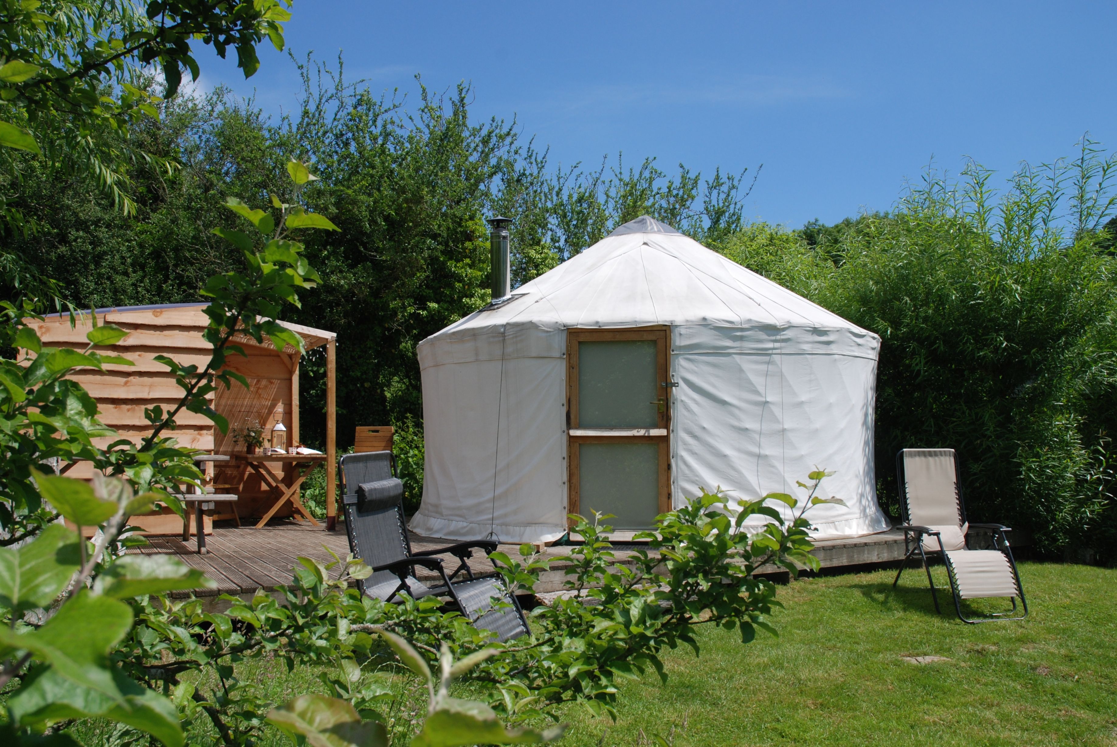 The Cider Orchard Yurt Canopy & Stars