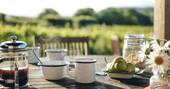 Outdoor dining area
