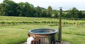 Wood-fired hot tub