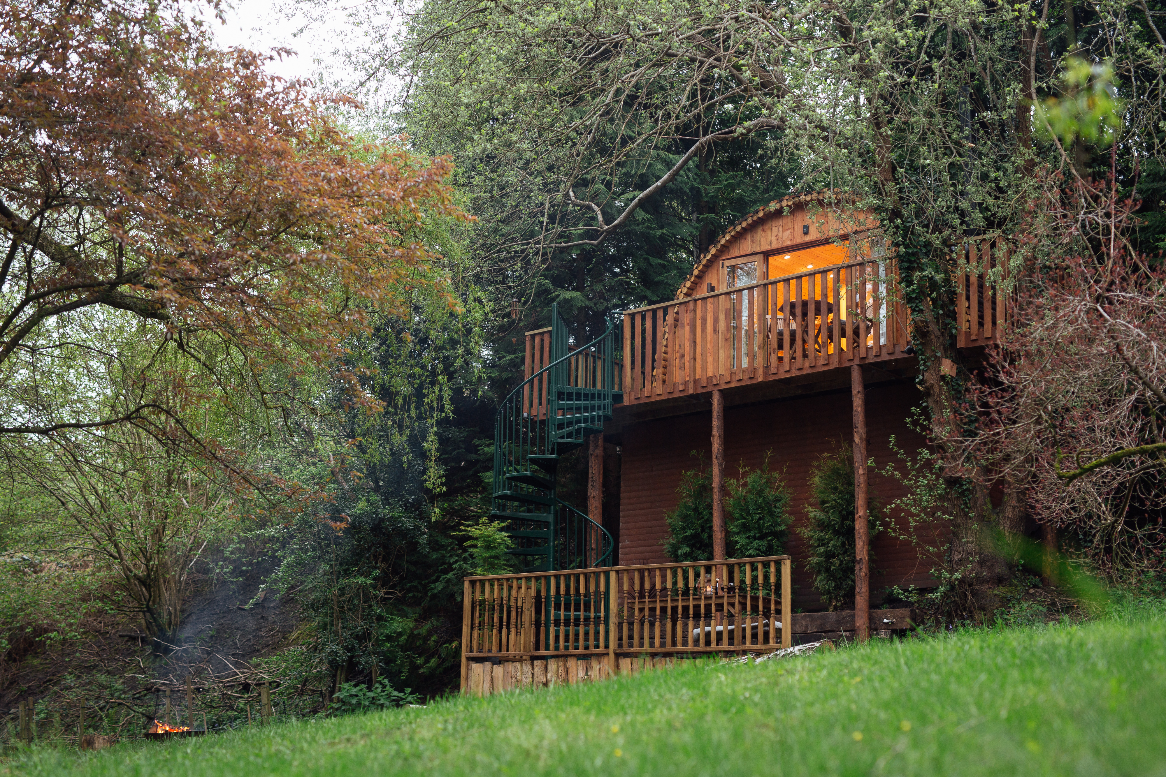 Squirrel S Nest Treehouse Forest Of Dean Gloucestershire Canopy Stars