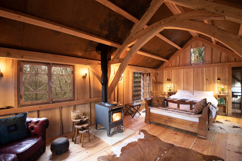 Arcadia Cabin in Gloucestershire Canopy & Stars