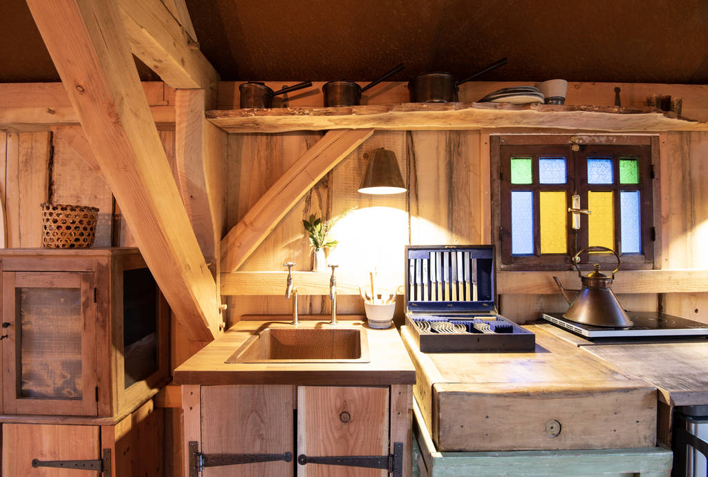 Arcadia Cabin in Gloucestershire Canopy & Stars