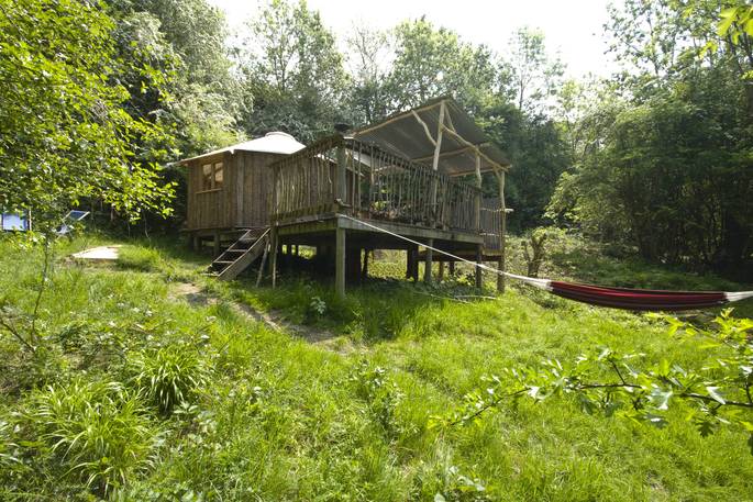 Gold Rush Cabin at Westley Farm in Gloucestershire 