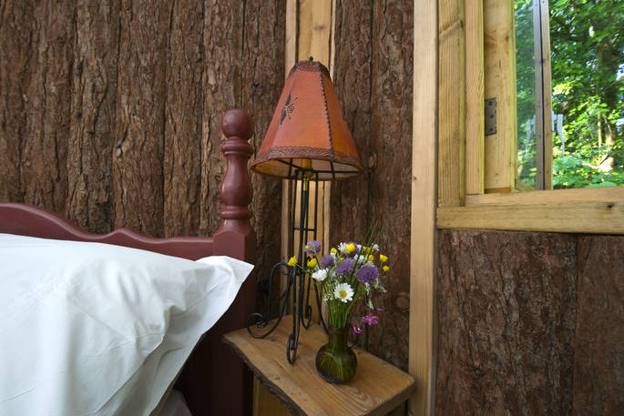 Gold Rush Cabin at Westley Farm in Gloucestershire 