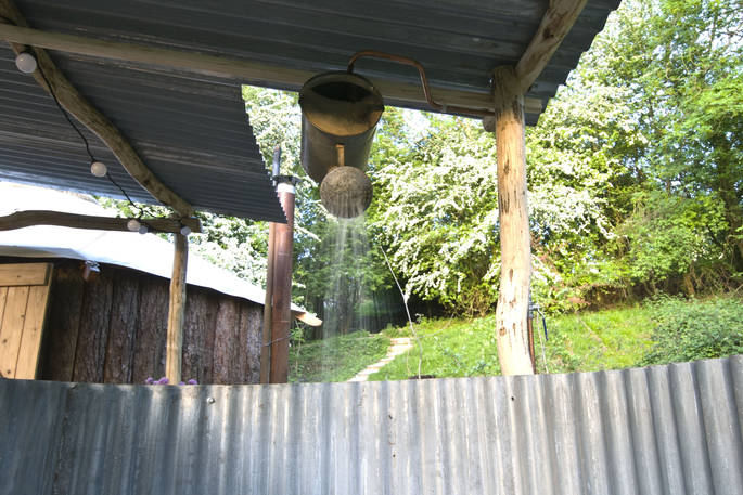 Gold Rush Cabin at Westley Farm in Gloucestershire 