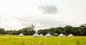 the bell tents