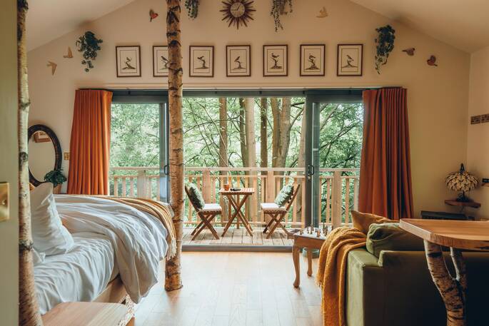 Open plan interior