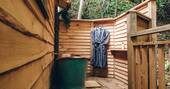 Outdoor bath area