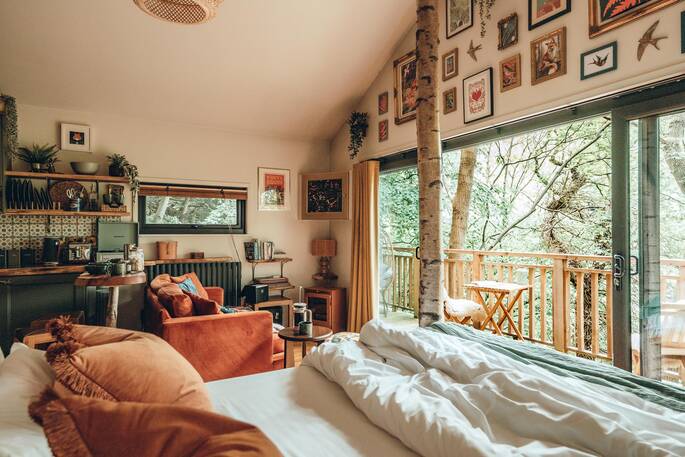 View from the bed