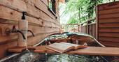 View from the outdoor bath