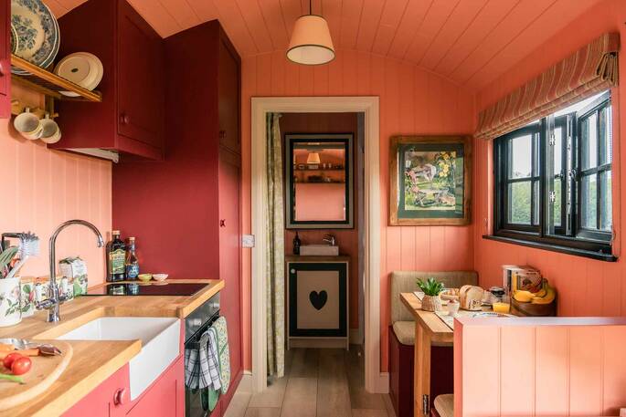 Interior view from the bed