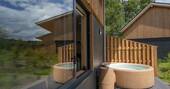 Chestnut at Cynefin Retreats - Lodges - Hot tub and decking