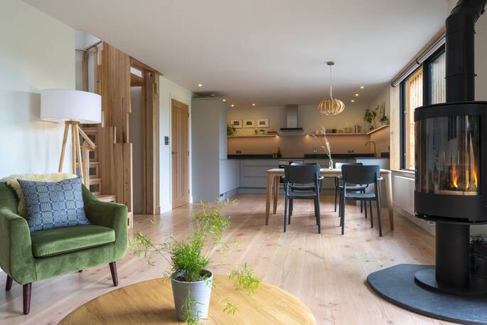 Chestnut at Cynefin Retreats - Lodges - Living Room