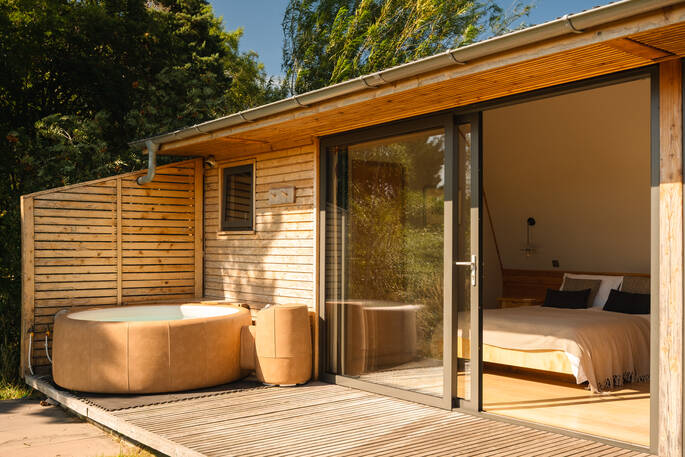 Hot tub looking inside