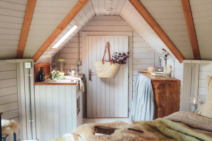 Kitchen equipped with a gas stove