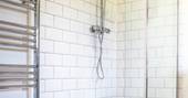 The shower at Just Sheared Drover's Rest in Herefordshire