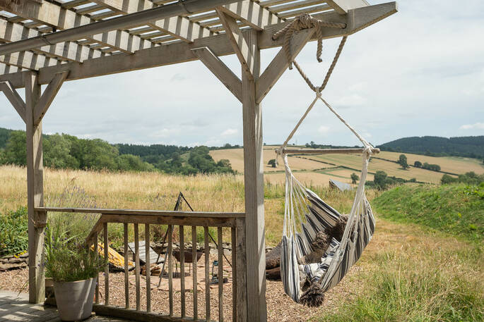 Hammock and view
