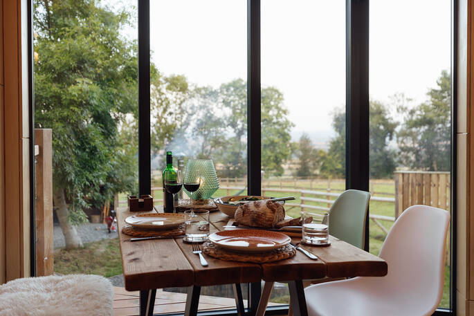 Dining table for two