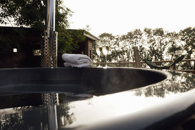 Hot tub is included with your stay