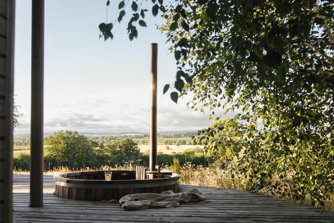 2 - Wood fired hot tub