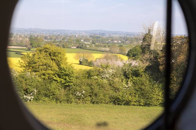 View from the window of the fields