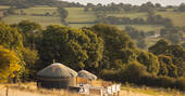 Two yurts available at Kaya at Blackhill Farm
