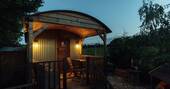 19 Hut at night