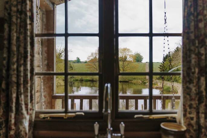 View from kitchen sink